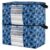miaozhen 60L 2Pack Under Bed Shoe Storage Organizer with Reinforced Handles Dinosaur Footprints Blue clear window Organization And Storage Bedroom Closet