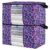 miaozhen 95L 2Pack Under Bed Shoe Storage Organizer with Reinforced Handles Blue and Purple Leopard Print clear window Organization And Storage Bedroom Closet