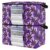 miaozhen 95L 2Pack Under Bed Shoe Storage Organizer with Reinforced Handles Mini Skyvora Purple Leopard clear window Organization And Storage Bedroom Closet