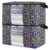 miaozhen 95L 2Pack Under Bed Shoe Storage Organizer with Reinforced Handles kawaii-style Pastel Flower Heart Doodle clear window Organization And Storage Bedroom Closet