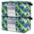 miaozhen 95L 2Pack Under Bed Shoe Storage Organizer with Reinforced Handles Dirt Bike Motocross Green Blue clear window Organization And Storage Bedroom Closet