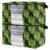 miaozhen 95L 2Pack Under Bed Shoe Storage Organizer with Reinforced Handles Fluorescent Green zebras Pattern clear window Organization And Storage Bedroom Closet