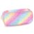 mibasies Girls Pencil Case for Kids, Multi-Slot Pencil Pouch, Twill Pink Blue