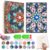 Micaracy Craft Kits for Kids Age 6-8-9-10, Presents for 5 7 11 12 Year Old Girls Notebook Diamond Art Painting Kit Arts and Crafts for Kids Toys for 5-10 Year Old Girl Gifts Diary (2 pcs)