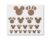 Micky Mouse Pattern Stencil – Mini Mouse Pattern – Reusable Mickey Stencil for Painting, Drawing, Walls, Wood, Fabric