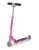 Micro Kickboard | Sprite Foldable LED Scooter for Ages 6+ | Children up to 220 lbs | 2 Wheel | Travel Ready | Adjustable T Bar | Smooth Ride, Motion Activated PU LED Wheels | Swiss Design (Pink)