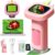 Microscope for Kids, Digital Handheld Kids Microscope with 10 Slides, Photo and Video Mini Portable Pocket Miniscope Science Toys Gifts for 3-12 Age Year Old Boys Girls (Pink)