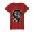 Microscope Universe Science Explorer Graphic T-Shirt, Women, Cranberry Red, X-Large