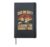 Middle aged trail pride mountain biking dad Hardcover Journal, Black
