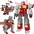 MIEBELY 3 in 1 Magnetic Dinosaur Robot Transforming Building Toy for Kids