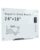 Mifuro Magnetic Glass Whiteboard，24″x18″ Wall Mounted Frameless Dry Erase Board for Office, Home & School White