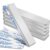 MIKEDE 6pcs Neodymium Magnet with Adhesive Backing Fridge Magnetic Strips Refrigerator Blocks Crafts Extra Super Sticky Bar for Science Experiments Classroom Craft Office 60x10x3mm Silver