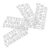 Mikikit 4set Metal Alphabet Cutting Dies for Card Making and Scrapbooking, 26 Uppercase Letters Carbon Steel Die Cuts with High Precision Embossing and Versatile Compatibility for Holiday