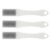 Mikikit Stainless Steel Wire Cleaning Brush Featuring Antistatic Technology and Polishing Function 3pcs with Plastic Handle for Collectibles and Delicate Surfaces for Travel and Home Use