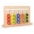 Milageto Double-Sided Matching Game Board, Large Five-Color Track Game Double-Sided/Colors + Animals/20 Double-Sided Cards