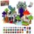 Mileonaim 100PCS Magnetic Blocks Building Toys for Kids Portal Theme