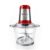 Milex Insta Chop 3L Electric Food Chopper Stainless Steel, Red