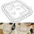 Military Map Protractor and Coordinate Scale for Land Navigation – UTM/MGRS Standard Grid Reader, 1:25,000 1:50,000 1:100,000 1:250,000 Scales, 5.5 x 5.5 Inch Durable Navigation Tool