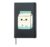 milk carton – cute – funny – kawaii – pretty – smile -sweet Hardcover Journal, Black