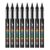 Milue Brush Pens with Soft Brush Tips for Drawing and Activity, Soft Tip Highlighter Art Pen Artist Acrylic Markers Tip Marker Pen