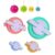Mimdixy 4 Pcs Pom Pom Maker, 4 Sizes Pompom Maker Tool Set DIY Fluff Ball for Fluff Ball Weave DIY Wool Yarn Knitting Craft Project for Adult