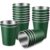 Mimorou 20 Pack Stainless Steel Pint Cups Metal Cups Unbreakable Drinking Water Tumblers Stackable Tumbler for Adults Bar Home Restaurant Travel Picnic Camping Outdoor (Dark Green,12 oz)