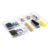 Mind Reader 8-Piece Drawer Organizer Set, Storage Trays for Kitchen, Bathroom, Office, Makeup, Jewelry & More, Junk Drawer Tray, Utensil Holder, Plastic, Clear