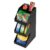 Mind Reader Coffee Tea Utensil and Condiment Station, Countertop Organizer, Coffee Bar, Kitchen, 6″ L x 9″ W x 16″ H, Black (Pack of 6)