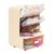 Mind Reader Compact Craft Supply Organizer with Drawer, 6 Slanted Compartments, Non-Skid Feet, Desktop Storage for Markers, Pens, Tools & Art Essentials, Plastic, White