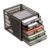 Mind Reader File Storage Drawers, Desk Organizer, Multi-Purpose, Crafts, Office, Metal Mesh, 11″L x 14″W x 11″H, Black, 5 Drawer