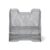 Mind Reader Metal Mesh Desktop File Organizer, 3-Tier Paper Tray with 5 Compartments, Office Mail Sorter, Silver