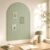 Mindsoft 2 Pcs Large Arched Integrated Felt Bulletin Board, 35″ x 24″ Green Cork Board Alternative for Office & Wall Decor, Round Edges Wall Panels for Office Bedroom Living Room, Decorative Boards