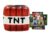 Minecraft Basic Blocks Plush Minecraft TNT 3 Inch Cube