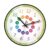 MINGLEA Educational Wall Clock with Large Number, 3035 Black Frame