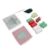 Mingzhe Latch Hook Kit Cute Christmas Tree Pattern DIY Crochet Cup Mat Soft Comfortable Colorful Latch Hook Rug for Home Decor