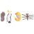 Mingzhe Life Cycle Life Cycle Figurines Growth Model Toy 4 Stages Lifelike Rounded Smooth Edges with Educational School Project Use for Children ((31.6g))