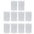 Mingzhe Set of 10PCS 25mL Glass Beakers for Accurate Measurement in Laboratories, High Stability Borosilicate Material