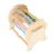 Mingzhe Wooden Rattle Rolling Drum Logic Thinking Hand Eye Coordination Cylinder Roller for Toddlers
