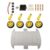 Minhe DIY 4WD Robot Car Chassis Kit Including Gear Motors and Speed Encoders for Arduino for Educational Robotics Projects