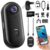 Mini Action Cam 4K, 64GB Body Cam WiFi Sports Camera, Wearable POV Camera, Portable Helmet Camcorder Thumb Size, Hands-free Recording, 30m Waterproof for Vlogging Cycling Swimming Hiking Petting