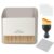 Mini Broom and Dustpan Set,3-in-1 with Microfiber Cloth and Mini Soft Brush