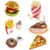 Mini Building Blocks Sets Fast Food – 6 Packs Micro Mini Blocks Toys for Adult, Bricks Kit for Party Favors, Goodie Bags, Birthday Gifts Hamburger, French Fries, Cake, Popcorn, Pizza, Doughnut