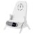 Mini Chair Wireless Charger with Suction Head, Strong Attachment Force, Universal 12V/2A Fast Charger and Phone Stand, Portable Cell Phone Holder, Compatible with All Mobile Phones, White