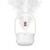 Mini Cool Mist Humidifier with Night Light, 300mL Portable Desktop Humidifier with Magnetic Ball Accent, USB-C Rechargeable Quiet Personal Humidifier for Bedroom, Office and Bedside(White)