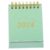 Mini Desk Calendar Light Green Cardstock Standing Calendar