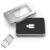 Mini Dual USB C and USB A Flash Drive with Rotating Metal Shell(50,128)