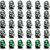 Mini Ghosts Figures 30 Pcs Glow in Dark Halloween Party Favors Tiny Statues