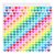 Mini Heart Colorful Stickers for Kids,4050 Pieces,1/2 Inch