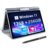 Mini Laptop 8″ 2-in-1, Laptop Computer Win 11, Intel N95(up to 3.4GHz), 12GB RAM 256GB SSD, Touchscreen HD, Backlit Keyboard, Lightweight Portable PC for Work/Kids/School (N95(12GB+256GB))