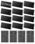Mini Magnetic Letter Display Signs – Chalkboard-Style Reusable Food Price Labels | 12 Metal Boards + 900 Magnetic Characters for Bakery, Café, Dessert Shop, Deli & Catering Use